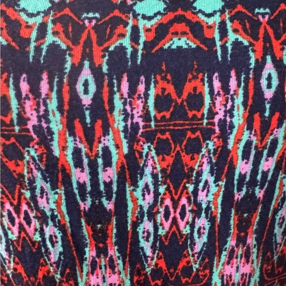 Market & Spruce MAEBY Abstract Long Sleeve Knit Dress NEW Size Medium - Picture 7 of 12